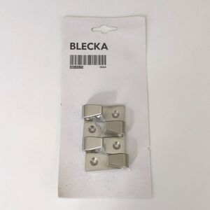 IKEA Blecka 4 Silver Hooks